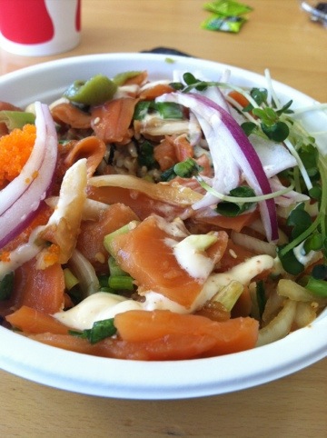 Salmon Poke Bowl.