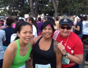 Colleagues Val Yamamoto and Dara Hubin and I were part of the 1,440 finishers in the HPH Women's 10k run. They both did great!
