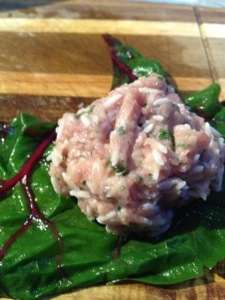 Raw ball ready to roll.