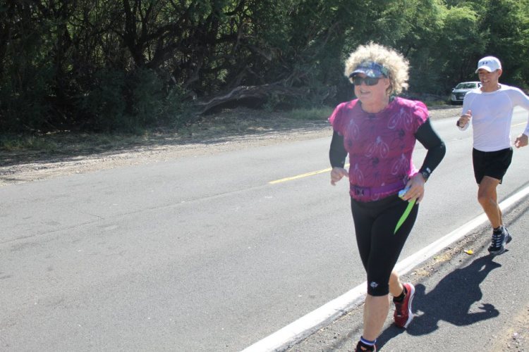 The long run, still fresh during the first half. Rick Keen photo.