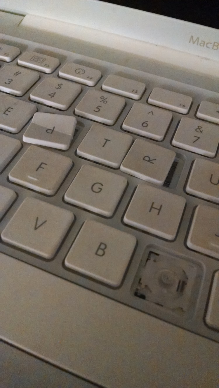 Keys swapped and missing from laptops.