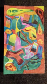 Abstract art by my daughter Charlotte Bender. 10/2/15 