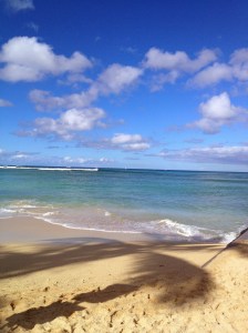 Waves outside Waikiki.